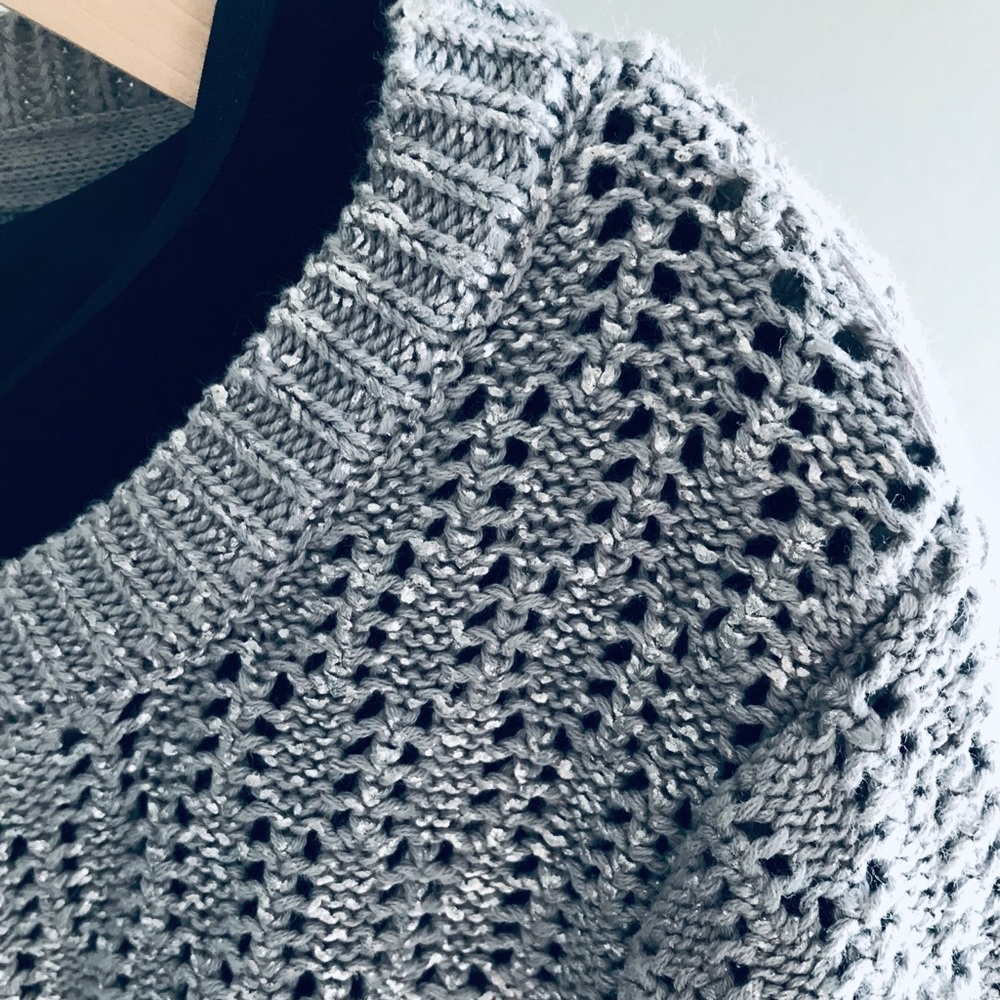 Gymboree Girl Medium Grey/Silver Cardigan